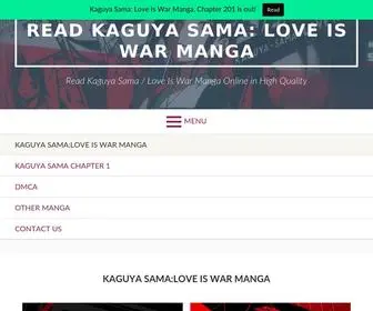 Kaguyasamamanga.com(Love Is War Manga Online) Screenshot