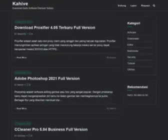 Kahive.com(Download Gratis Software Premium Terbaru) Screenshot