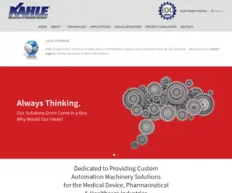 Kahleautomation.com(Kahle Automation) Screenshot