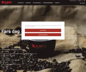 Kahls.se(Kahls Kaffe) Screenshot