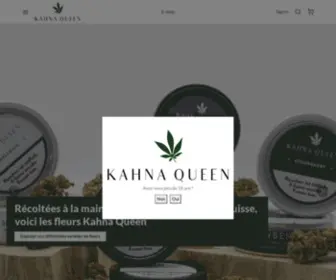 Kahnaqueen-Shop.com(Découvrez nos produits CBD (cannabis) Suisse) Screenshot