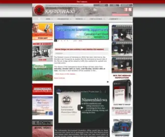 Kahnawake.com(Mohawk Council of Kahnawà) Screenshot