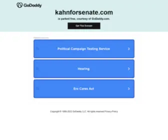 Kahnforsenate.com(Kahnforsenate) Screenshot