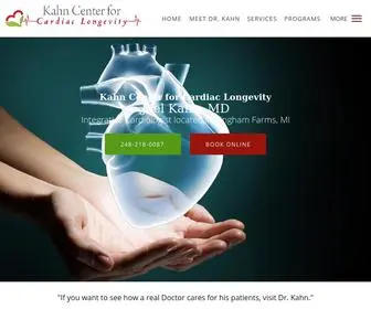 Kahnlongevitycenter.com(Joel Kahn) Screenshot
