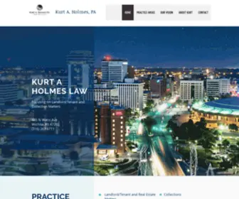 Kaholmeslaw.com(Law Office) Screenshot