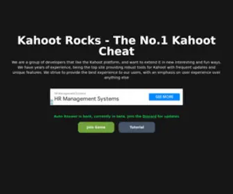 Kahoot.club(Kahoot Rocks) Screenshot