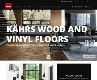Kahrs.com(Kährs is a world) Screenshot