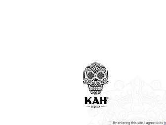 Kahtequila.com(KAH Tequila) Screenshot