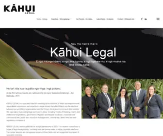 Kahuilegal.co.nz(Kahui Legal) Screenshot