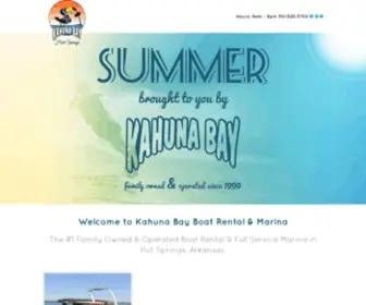 Kahunabay.com(Kahuna Bay Boat & Jet Ski Rentals) Screenshot