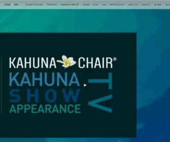 Kahunachair.com(Kahuna Massage Chair Official Website) Screenshot