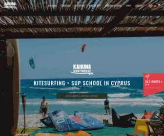 Kahunasurfhouse.eu(Kahuna Surfhouse) Screenshot