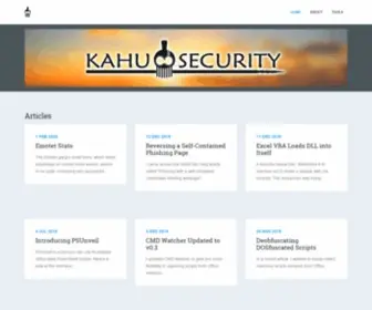 Kahusecurity.com(Kahu Security) Screenshot