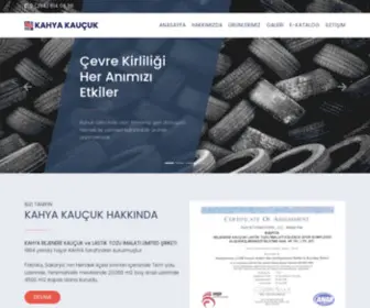 Kahyakaucuk.com(Kahya Kauçuk) Screenshot