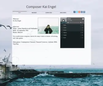 Kai-Engel.com(Composer Kai Engel) Screenshot