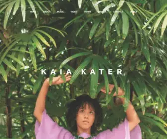 Kaiakater.com(Kaia Kater) Screenshot