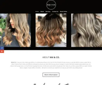 Kaiandcosalon.com.au(Kai & Co Hair Salon) Screenshot