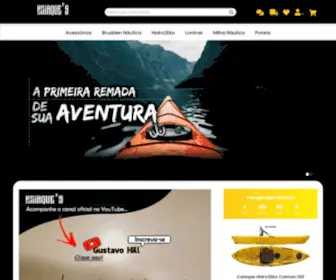 Kaiaques.com.br(O melhor site para comprar caiaque de pesca) Screenshot