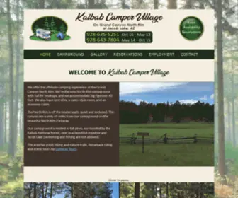 KaibABCAmpervillage.com(Kaibab Camper Village) Screenshot