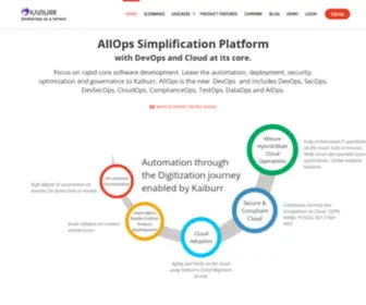 Kaiburr.com(DevSecOps as a Service l Kaiburr) Screenshot