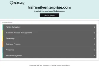 Kaifamilyenterprise.com(Kaifamilyenterprise) Screenshot
