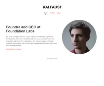 Kaifaust.com(Kai Faust) Screenshot