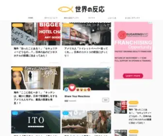 Kaigaino.net(日本に関係するニュースや話題に対する海外から) Screenshot
