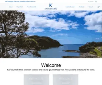 Kaigourmet.com(Gourmet Seafood) Screenshot