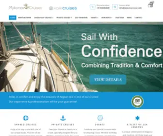 Kaikicruises.com(Mykonos Cruises) Screenshot