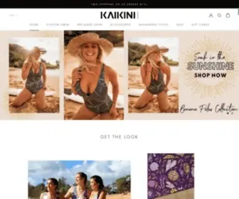 Kaikini.com(KaiKini Bikini Hawaii Made Custom Swimsuits) Screenshot