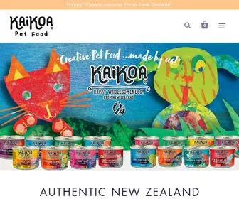 Kaikoapetfood.com(KaiKoa Pet Food) Screenshot