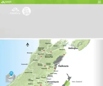 Kaikoura.co.nz(Kaikōura New Zealand) Screenshot