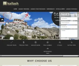 Kailashexpeditions.com(Kailash Expeditions) Screenshot