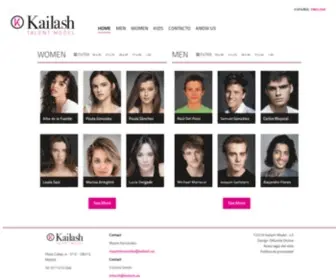 Kailashmodel.com(Talent Advice) Screenshot