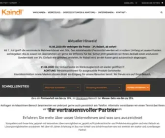 Kaindl.de(Kaindl Online Shop: Werkzeuge) Screenshot