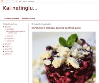 Kainetingiu.com(Kai netingiu) Screenshot