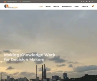 Kainosedge.com(Making knowledge work for decision makers) Screenshot