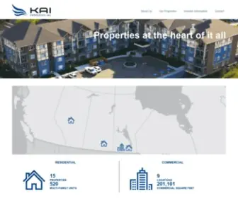 Kaiproperties.ca(KAI Properties) Screenshot