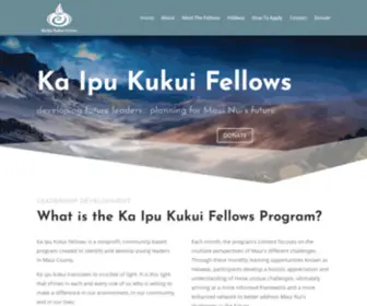 Kaipukukui.com(Ka Ipu Kukui Fellows) Screenshot