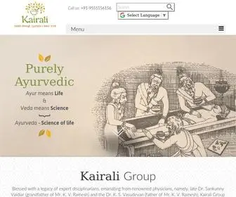 Kairali.com(Kairali Ayurvedic Group) Screenshot