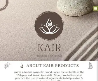 Kairbykairali.com(Herbal Cosmetics) Screenshot