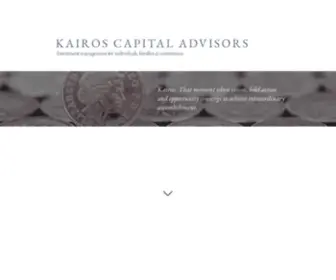 Kairoscapitaladvisors.com(Kairos Capital Advisors) Screenshot