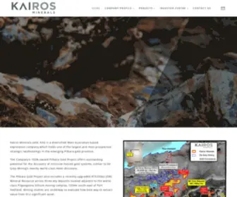 Kairosminerals.com.au(Kairos Minerals) Screenshot