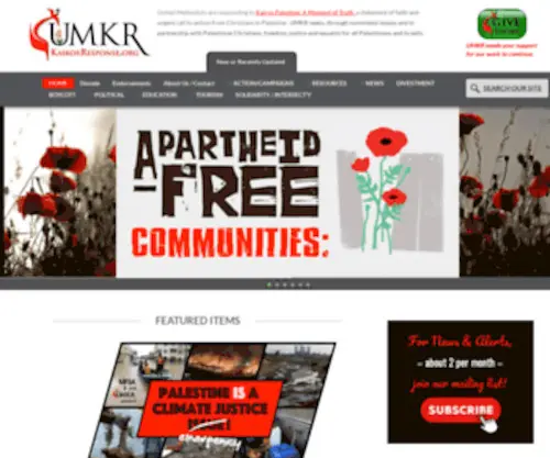 Kairosresponse.org(UMKR Home) Screenshot