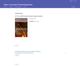 Kairostext.in(A Journal of Critical Symposium) Screenshot