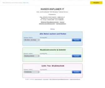 Kaiser-Kaplaner.at(Mag. Johannes Kaiser) Screenshot
