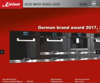 Kaiser-Olan.de(Kaiser offizielle Webseite) Screenshot