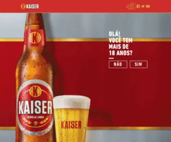 Kaiser.com.br(Uma Cerveja Lager de Verdade) Screenshot