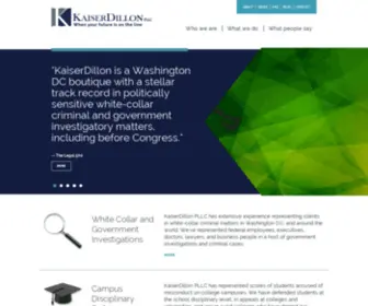 Kaiserdillon.com(KaiserDillon PLLC) Screenshot