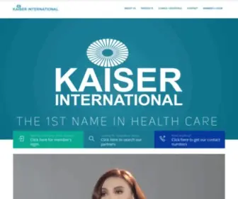 Kaiserhealthgroup.com(Kaiser International Healthgroup) Screenshot